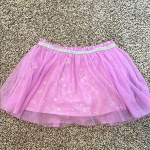 Charming Lavender Kids Skirt with Glitter Accents
